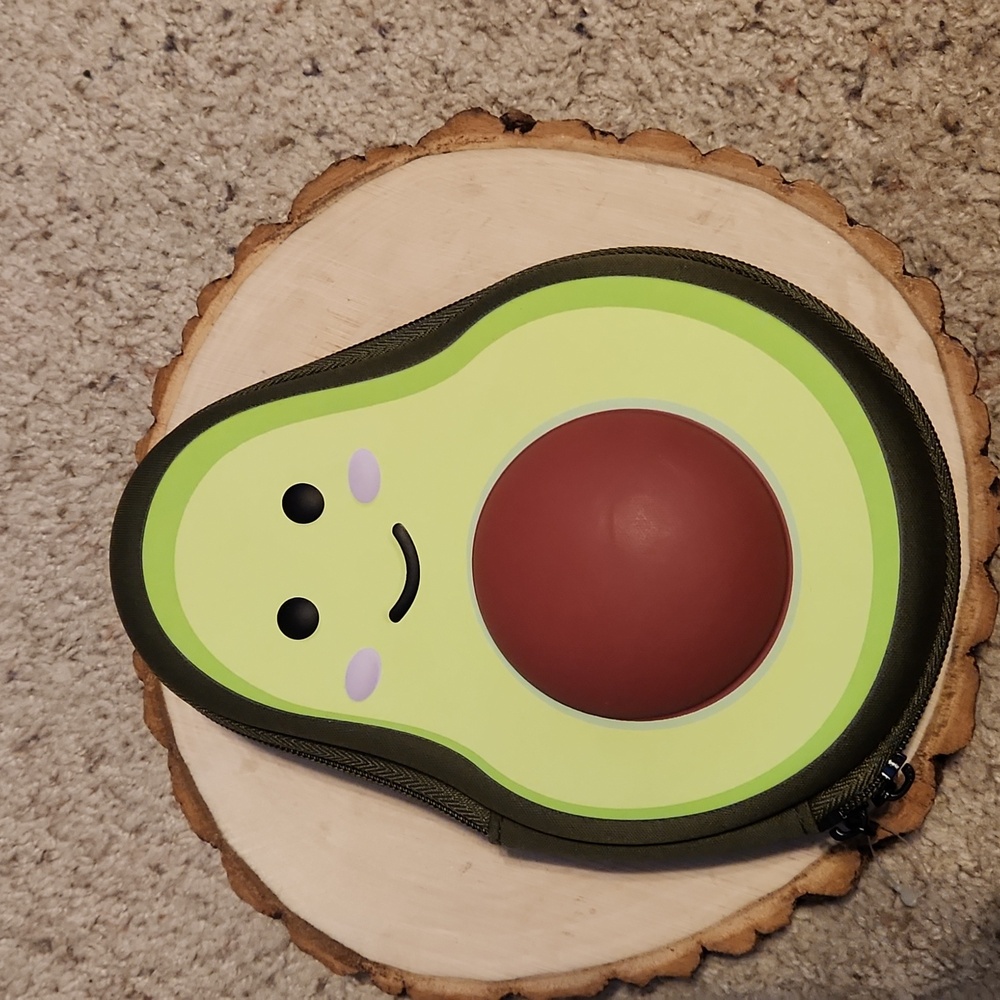 Lockermate by Bostitch Avocado Design Zipper Pencil Case